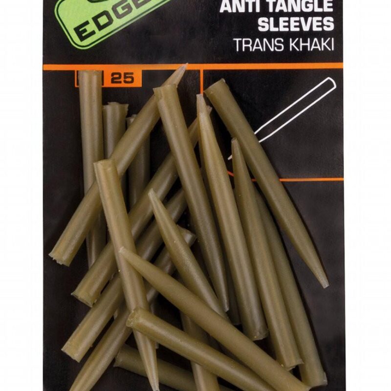 Fox Edges Anti Tangle Sleeves S Trans Khaki