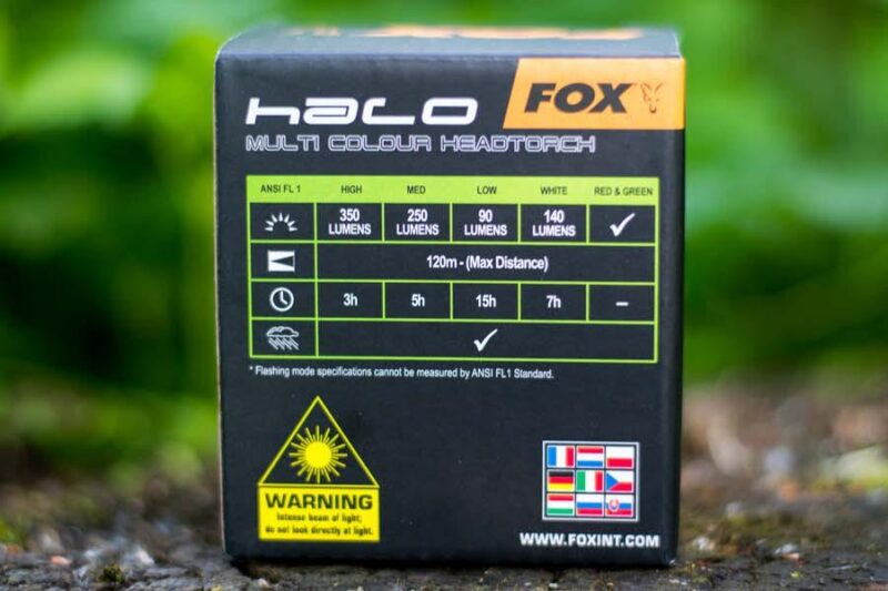 Fox Halo 300 Multi Colour Headtorch - obrazek 4
